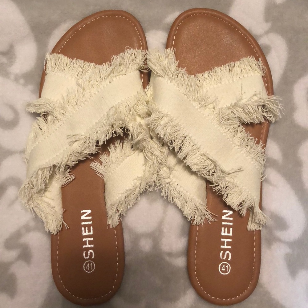 Frayed sandals
